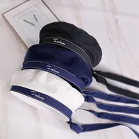 Sailor Dance Sailor Hat Beret Uniform Cap Navigator Hat Stage Performance Letter Hat main image 2