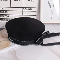 Sailor Dance Sailor Hat Beret Uniform Cap Navigator Hat Stage Performance Letter Hat sku image 1