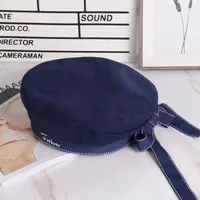 Sailor Dance Sailor Hat Beret Uniform Cap Navigator Hat Stage Performance Letter Hat sku image 3