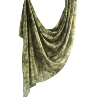 Hot Sale Silk Printed Turban Ethnic Shawl High Grade Marble Printed Ethnic Scarf Shawl sku image 16