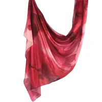Hot Sale Silk Printed Turban Ethnic Shawl High Grade Marble Printed Ethnic Scarf Shawl sku image 28