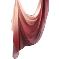 New Watercolor Series Satin Polyester Cotton Shawl Printed Scarf Ethnic Scarf Women Scarf 180*80 sku image 13