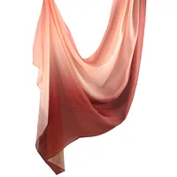 New Watercolor Series Satin Polyester Cotton Shawl Printed Scarf Ethnic Scarf Women Scarf 180*80 sku image 16