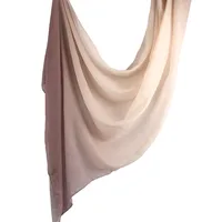 New Watercolor Series Satin Polyester Cotton Shawl Printed Scarf Ethnic Scarf Women Scarf 180*80 sku image 17