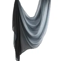 New Watercolor Series Satin Polyester Cotton Shawl Printed Scarf Ethnic Scarf Women Scarf 180*80 sku image 19