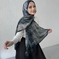Malaysia Printed Chiffon Scarf Bohemian Fashion Simple Spring And Summer Sunscreen Scarf Shawl main image 2
