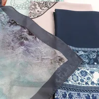 Malaysia Printed Chiffon Scarf Bohemian Fashion Simple Spring And Summer Sunscreen Scarf Shawl main image 3