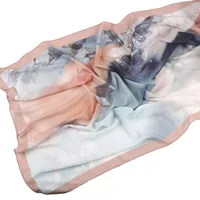 Malaysia Printed Chiffon Scarf Bohemian Fashion Simple Spring And Summer Sunscreen Scarf Shawl sku image 2