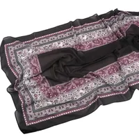 Malaysia Printed Chiffon Scarf Bohemian Fashion Simple Spring And Summer Sunscreen Scarf Shawl sku image 6