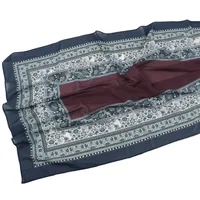 Malaysia Printed Chiffon Scarf Bohemian Fashion Simple Spring And Summer Sunscreen Scarf Shawl sku image 7