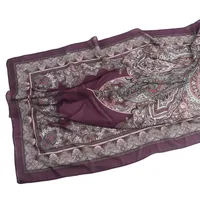 Malaysia Printed Chiffon Scarf Bohemian Fashion Simple Spring And Summer Sunscreen Scarf Shawl sku image 12