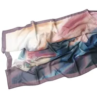 Malaysia Printed Chiffon Scarf Bohemian Fashion Simple Spring And Summer Sunscreen Scarf Shawl sku image 15