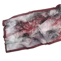 Malaysia Printed Chiffon Scarf Bohemian Fashion Simple Spring And Summer Sunscreen Scarf Shawl sku image 17