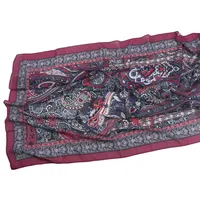 Malaysia Printed Chiffon Scarf Bohemian Fashion Simple Spring And Summer Sunscreen Scarf Shawl sku image 30