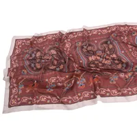 Malaysia Printed Chiffon Scarf Bohemian Fashion Simple Spring And Summer Sunscreen Scarf Shawl sku image 33