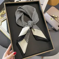 70 Spring Popular Commuter Square Scarf Fashionable Artificial Silk Scarf Trendy Women's All-match Fashionable High-grade Square Scarf Wholesale main image 3