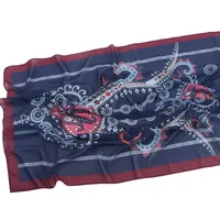 Malaysia Printed Chiffon Scarf Bohemian Fashion Simple Spring And Summer Sunscreen Scarf Shawl sku image 44