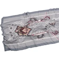 Malaysia Printed Chiffon Scarf Bohemian Fashion Simple Spring And Summer Sunscreen Scarf Shawl sku image 45