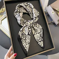 70 Spring Popular Commuter Square Scarf Fashionable Artificial Silk Scarf Trendy Women's All-match Fashionable High-grade Square Scarf Wholesale sku image 7