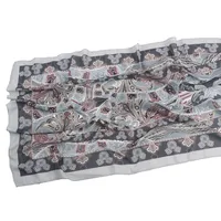Malaysia Printed Chiffon Scarf Bohemian Fashion Simple Spring And Summer Sunscreen Scarf Shawl sku image 51