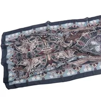 Malaysia Printed Chiffon Scarf Bohemian Fashion Simple Spring And Summer Sunscreen Scarf Shawl sku image 54