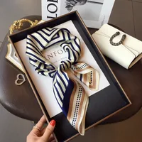 70 Spring Popular Commuter Square Scarf Fashionable Artificial Silk Scarf Trendy Women's All-match Fashionable High-grade Square Scarf Wholesale sku image 20