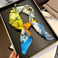 70 Spring Popular Commuter Square Scarf Fashionable Artificial Silk Scarf Trendy Women's All-match Fashionable High-grade Square Scarf Wholesale sku image 40