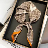 70 Spring Popular Commuter Square Scarf Fashionable Artificial Silk Scarf Trendy Women's All-match Fashionable High-grade Square Scarf Wholesale sku image 42