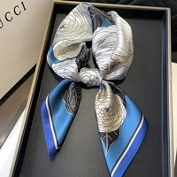 70 Spring Popular Commuter Square Scarf Fashionable Artificial Silk Scarf Trendy Women's All-match Fashionable High-grade Square Scarf Wholesale sku image 44