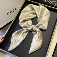 70 Spring Popular Commuter Square Scarf Fashionable Artificial Silk Scarf Trendy Women's All-match Fashionable High-grade Square Scarf Wholesale sku image 48
