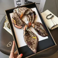70 Spring Popular Commuter Square Scarf Fashionable Artificial Silk Scarf Trendy Women's All-match Fashionable High-grade Square Scarf Wholesale sku image 55