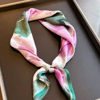 70 Spring Popular Commuter Square Scarf Fashionable Artificial Silk Scarf Trendy Women's All-match Fashionable High-grade Square Scarf Wholesale sku image 59