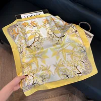Style Hot Diagonal Ribbon  Ol Artificial Silk Plaid Long Silk Scarf Scarf Factory Wholesale sku image 1