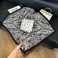 Style Hot Diagonal Ribbon  Ol Artificial Silk Plaid Long Silk Scarf Scarf Factory Wholesale sku image 18