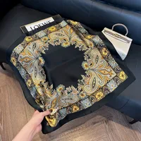 Style Hot Diagonal Ribbon  Ol Artificial Silk Plaid Long Silk Scarf Scarf Factory Wholesale sku image 23