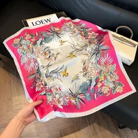 Style Hot Diagonal Ribbon  Ol Artificial Silk Plaid Long Silk Scarf Scarf Factory Wholesale sku image 27