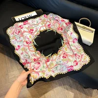 Style Hot Diagonal Ribbon  Ol Artificial Silk Plaid Long Silk Scarf Scarf Factory Wholesale sku image 30