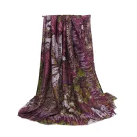 Satin Scarf Shawl Women's Autumn And Winter High-end  New French All-match Women's Scarf main image 1