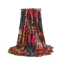 Satin Scarf Shawl Women's Autumn And Winter High-end  New French All-match Women's Scarf main image 4