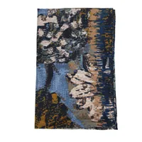 Satin Scarf Shawl Women's Autumn And Winter High-end  New French All-match Women's Scarf sku image 4