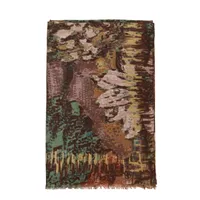 Satin Scarf Shawl Women's Autumn And Winter High-end  New French All-match Women's Scarf sku image 5