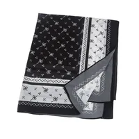 New High-grade Printed Satin Chiffon Scarf Malaysia Scarf Long Scarf Middle East Dubai Turban sku image 3