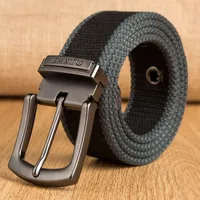 Men's Canvas Belt Men's Pin Buckle Belt New Style Casual Jeans For Youth And Students main image 1