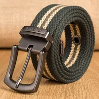 Men's Canvas Belt Men's Pin Buckle Belt New Style Casual Jeans For Youth And Students main image 2