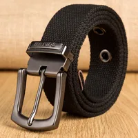 Men's Canvas Belt Men's Pin Buckle Belt New Style Casual Jeans For Youth And Students main image 4