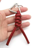 1 Piece All Seasons Pu Leather Solid Color Keychain main image 6