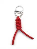 1 Piece All Seasons Pu Leather Solid Color Keychain sku image 4