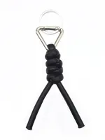 1 Piece All Seasons Pu Leather Solid Color Keychain sku image 11