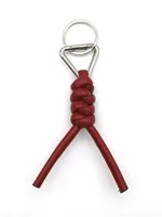 1 Piece All Seasons Pu Leather Solid Color Keychain sku image 19