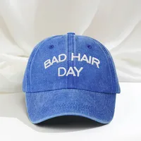 Unisex Casual Simple Style Streetwear Vocabulary Words/Name Embroidery Curved Eaves Baseball Cap main image 2